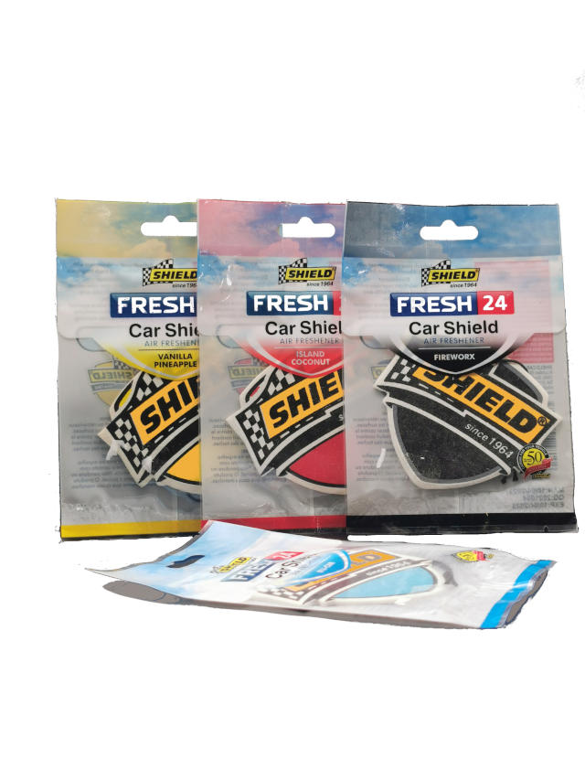 Shield Fresh 24 Air Freshener Paper Greyhound Auto Retail