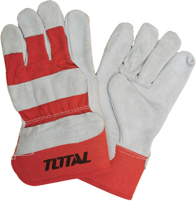 Total Tools Leather Gloves