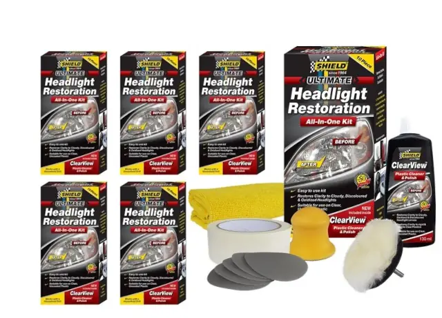 Shield Headlight Restoration Kit 6-Pack