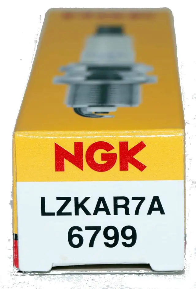 NGK Bougies D'Allumage LZKAR7A Set De 4 - Blister NGK25 Pour Peugeot Renault Citroën Dacia