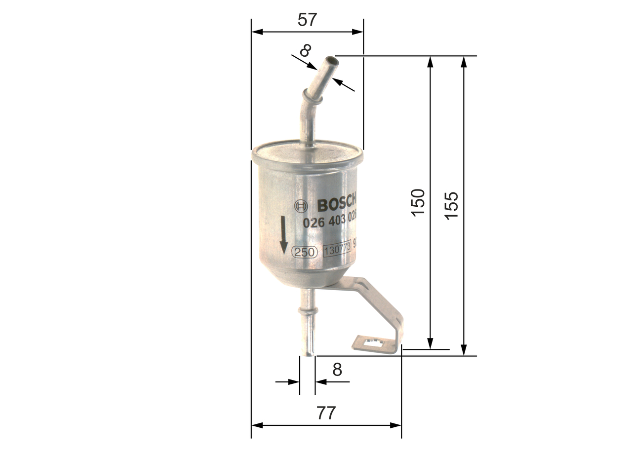 Bosch F026403026 Fuel Filter | GUD E139