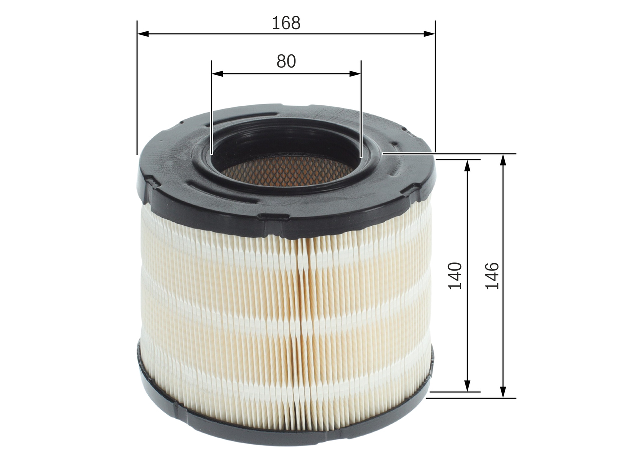 Bosch F026401817 Air Filter | GUD AG1054R