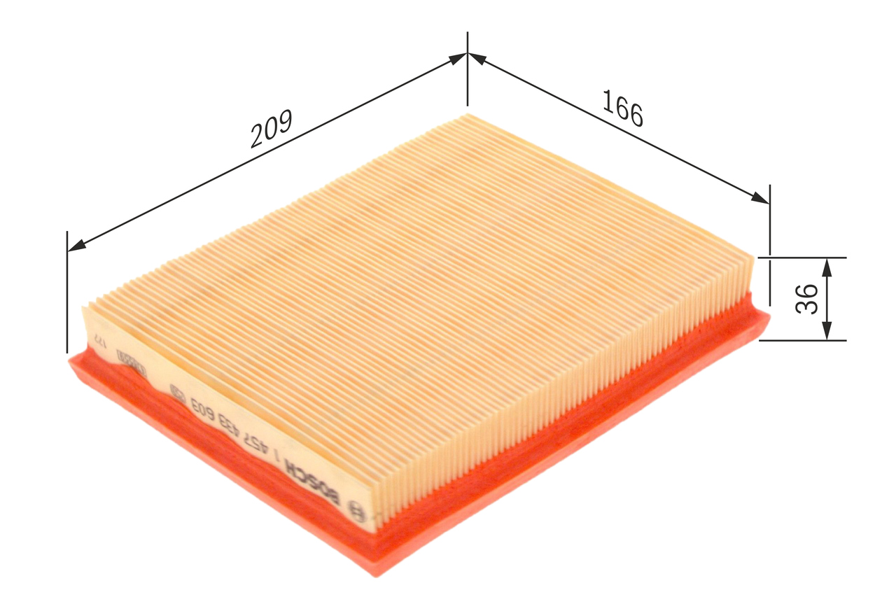 Bosch 1457433603 Air Filter | GUD AG883