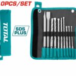 TOTAL Drill Bits &Chisels 10ps TACSD19101