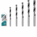 TOTAL Drill Bits Wood 5ps TACSD7055