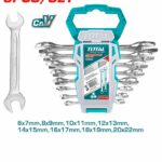 TOTAL Spanner D/Open End 8pcs THT102386
