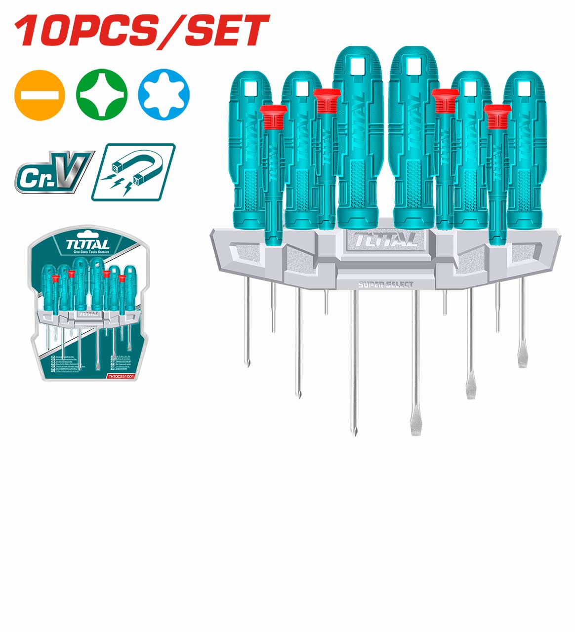 TOTAL S/Driver bits 10ps THTDC251001