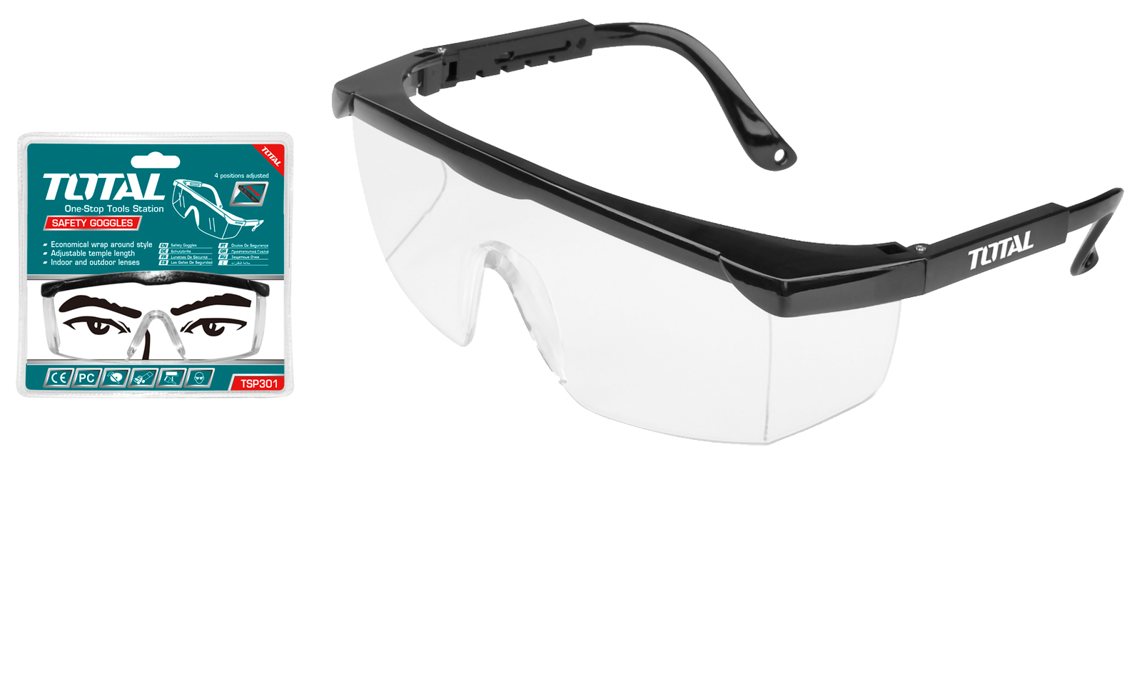 TOTAL Goggles Safety TSP301