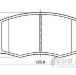 Safeline D3556S Front Brake Pads Hyundai i20