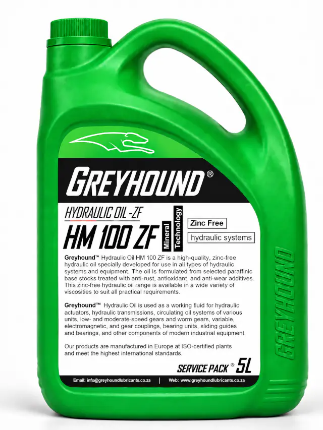 Greyhound Hydraulic 100 Zinc Free 5L