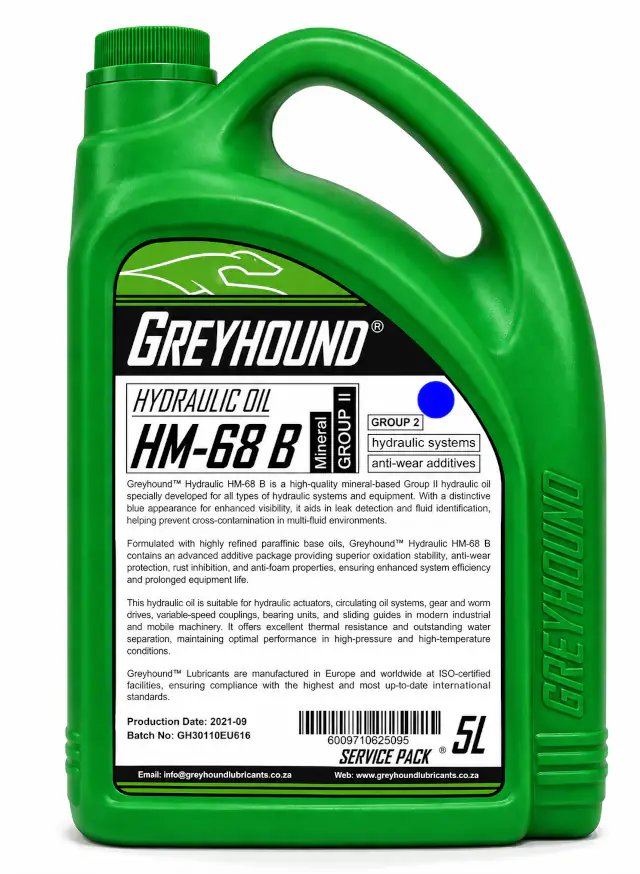Greyhound Hydraulic 68 AW Blue 5L