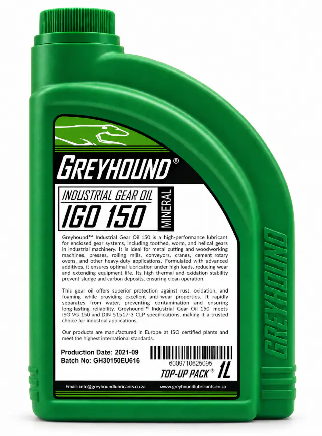 Greyhound Industrial Gear Oil 150 1L