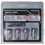Autogear Locking Wheel Nut Set M12x1.50 Slimline | WN116-SL
