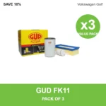 GUD FK11 filter kit 3 pack for Volkswagen Golf