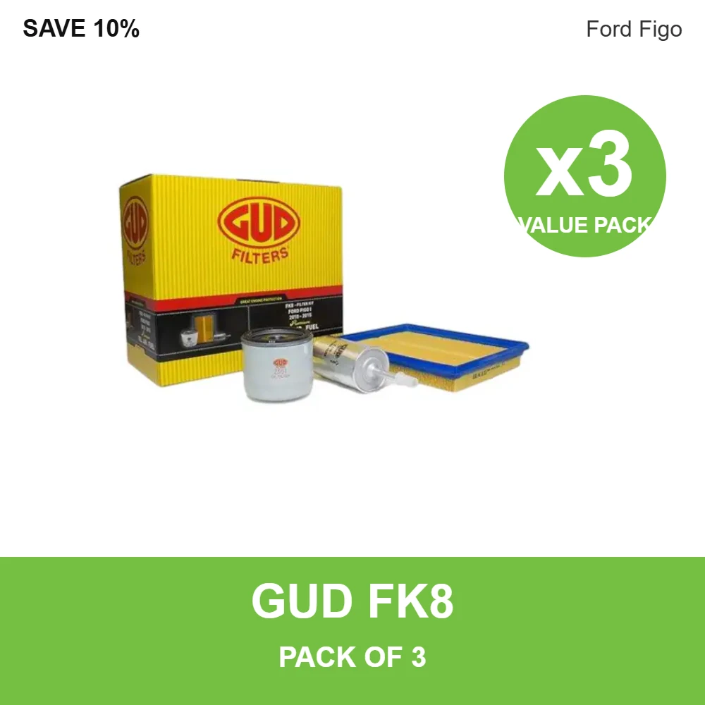 GUD FK8 filter kit 3 pack for Ford Figo