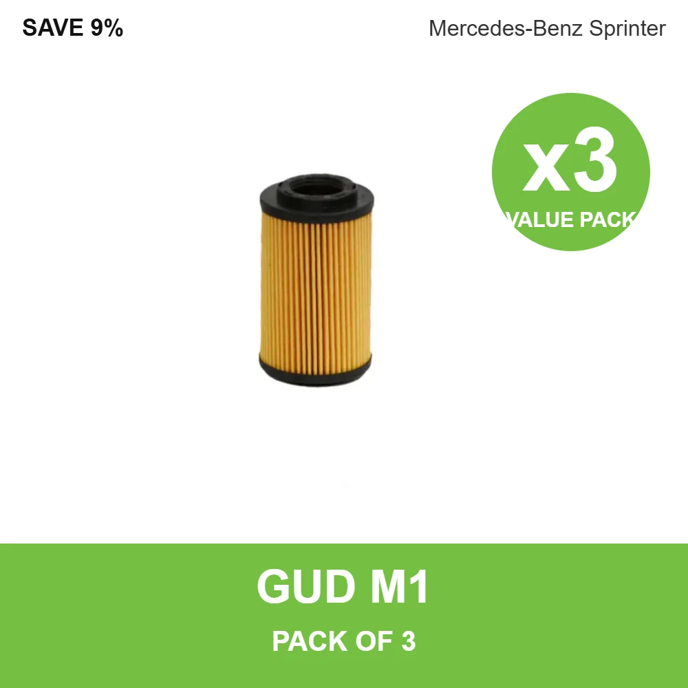 GUD M1 oil filter 3 pack for Mercedes-Benz Sprinter