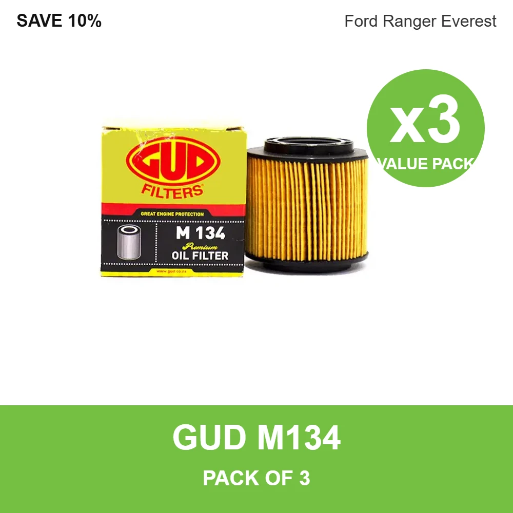 GUD M134 oil filter 3 pack for Ford Ranger Everest