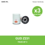 GUD Z231 oil filter 3 pack for Nissan Hardbody