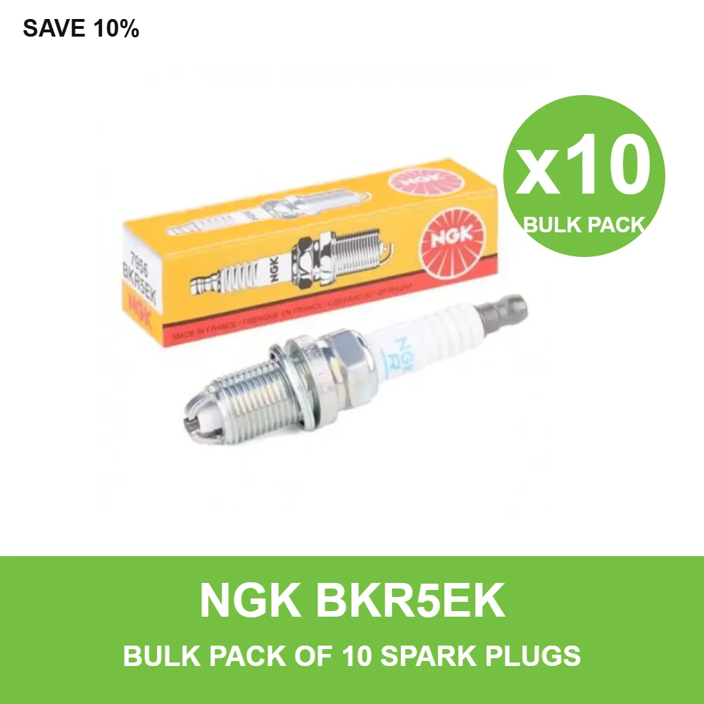 NGK BKR5EK spark plug bulk pack of 10