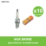 NGK BKR6E spark plug bulk pack of 10