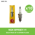 NGK BPR5EY-11 spark plug bulk pack of 10