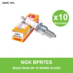 NGK BPR7ES spark plug bulk pack of 10