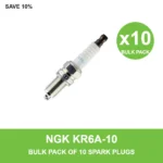 NGK KR6A-10 spark plug bulk pack of 10