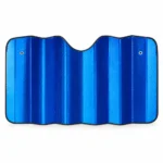 Car windscreen sun shade blue, 1300 x 600 mm, Autogear CL03