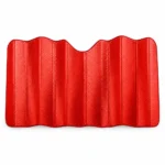 Car windscreen sun shade red, 1300 x 600 mm, Autogear CL05