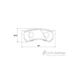 Safeline D4192S front brake pads for Renault Kwid (Sumitomo caliper)